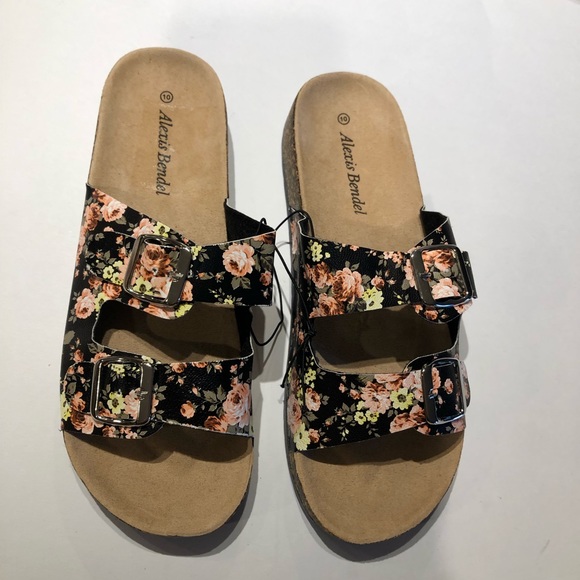 Alexis Bendel Shoes - Alexis Bendel Sandals cork sole Multicolor floral